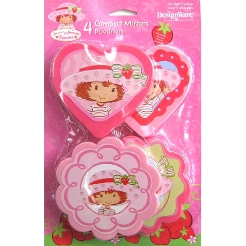 Strawberry Shortcake Mirror Compacts (Pack of 4)