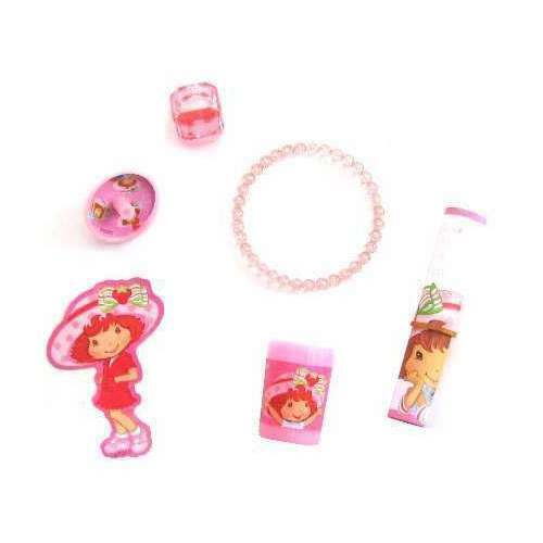 Strawberry Shortcake  Lolly/Treat Bag Fillers and Favours (Set of 6)