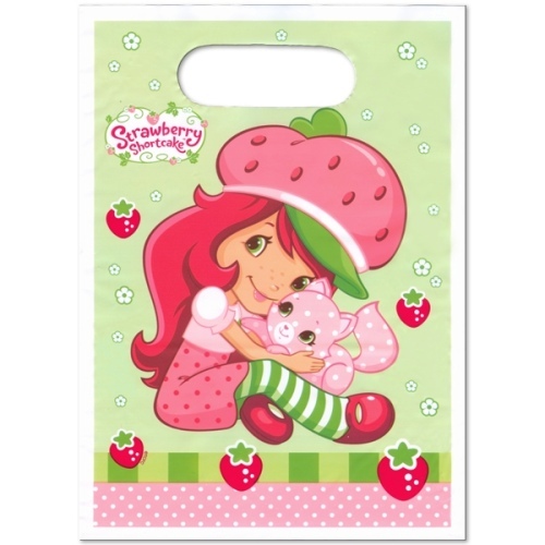 Strawberry Shortcake Lolly/Treat Bags (Pack of 8)