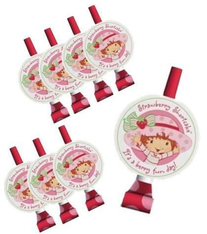 Strawberry Shortcake Party Blowers (Pack of 8)