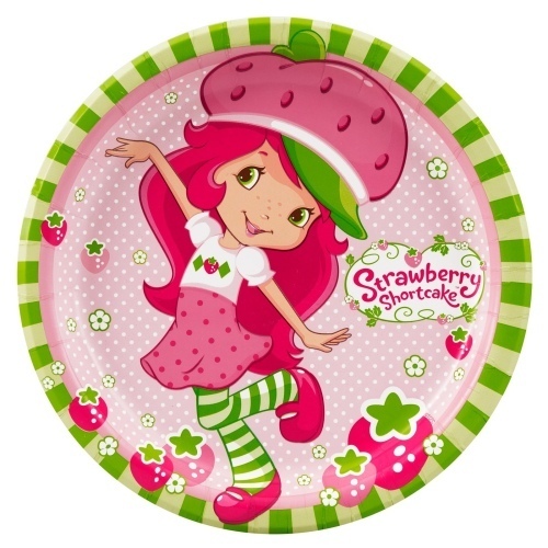 Strawberry Shortcake Large Paper Plates (Pack of 8)