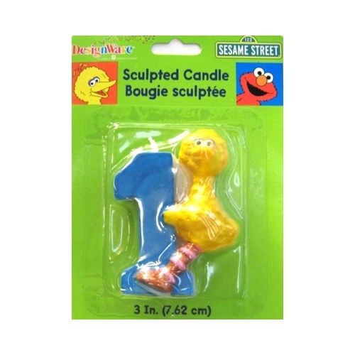 Sesame Street Big Bird First Birthday Candle