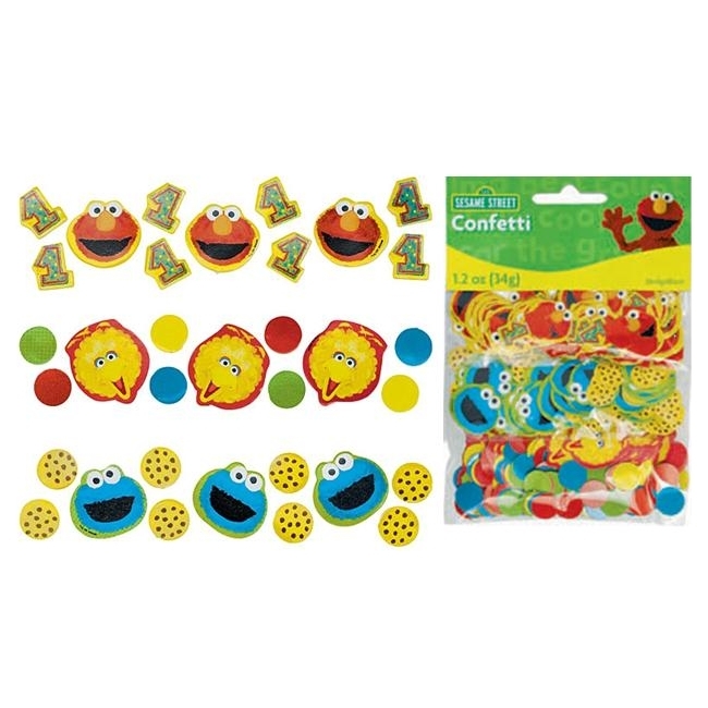 Sesame Street 1st Birthday Confetti/Table Scatters (34g)