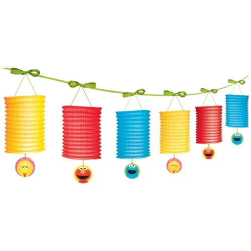 Sesame Street 1st Birthday Paper Lantern Garland