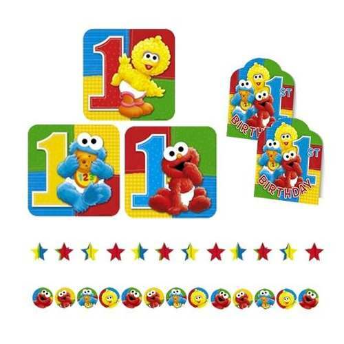 Sesame Street 1st Birthday Decoration Kit