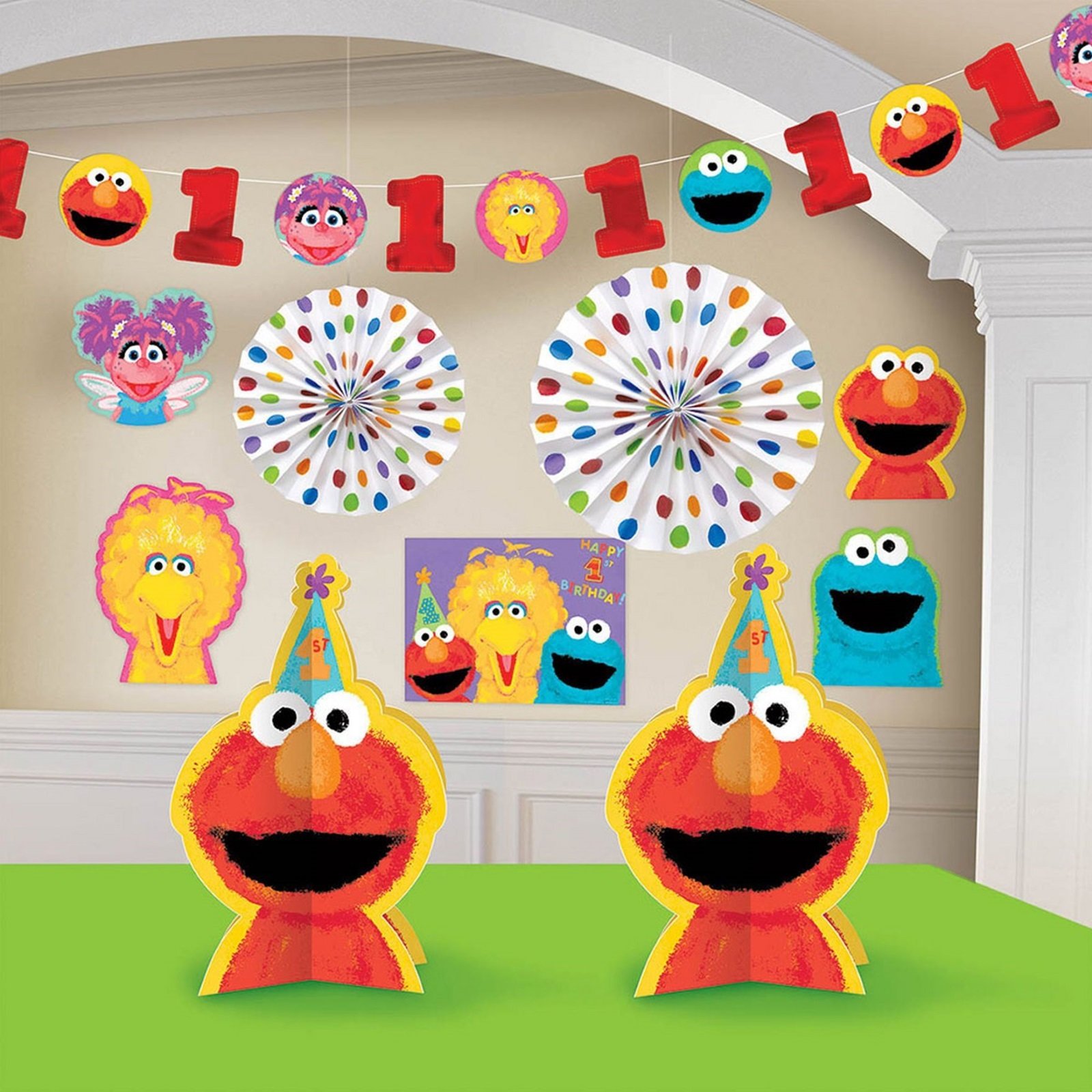 Sesame Street 1st Birthday Decorating Kit