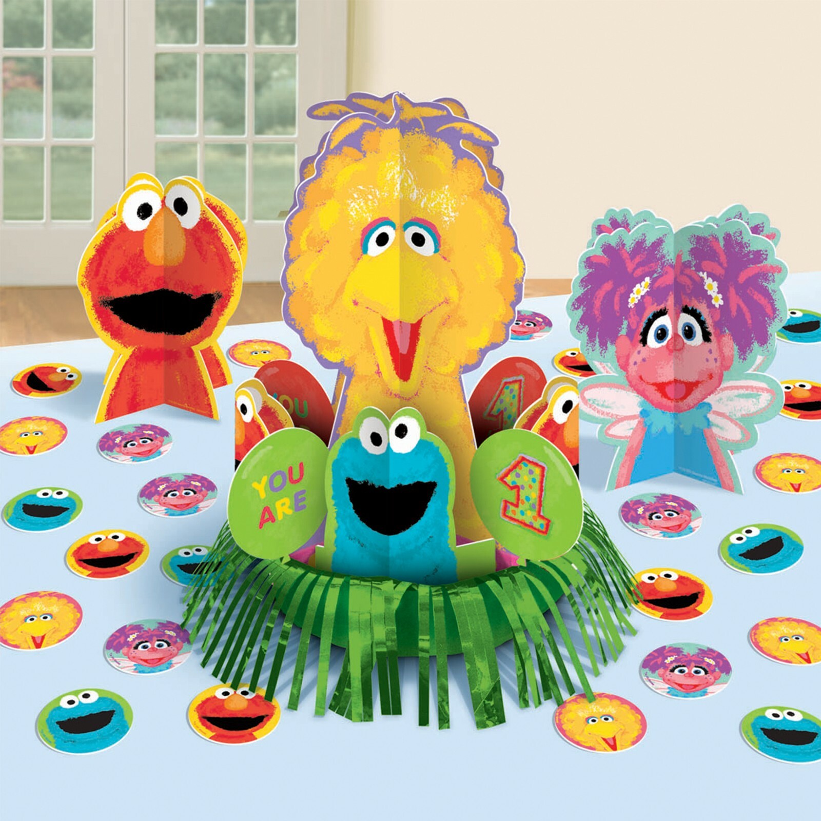 Sesame Street 1st Birthday Table Decorating Kit