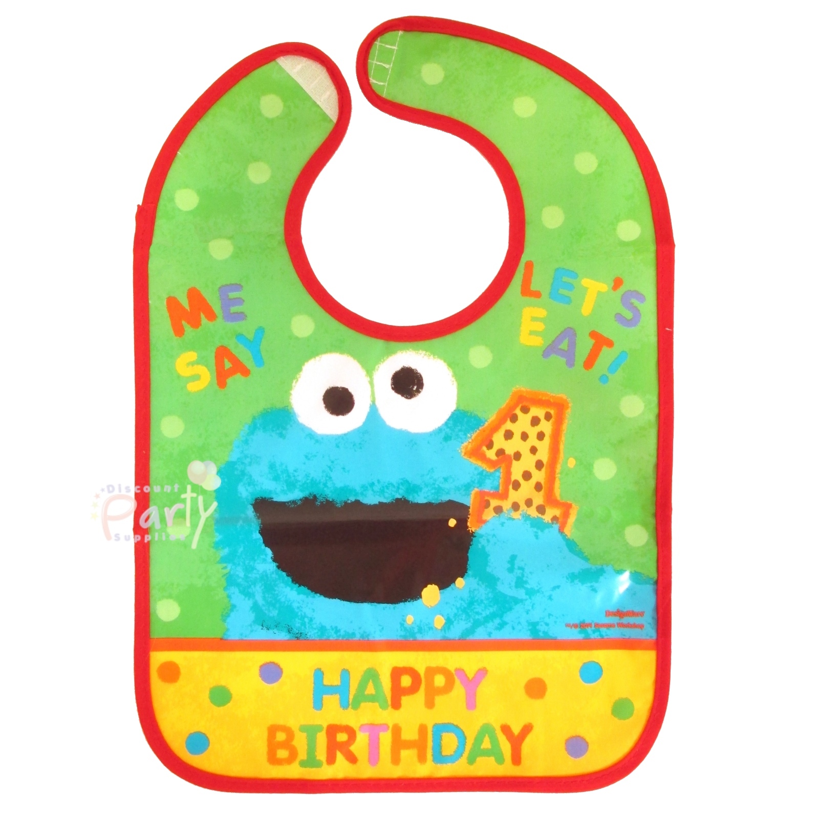 Sesame Street 1st Birthday Bib