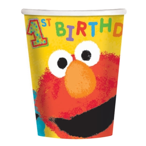 Sesame Street 1st Birthday Paper Cups (Value Pack of 18)