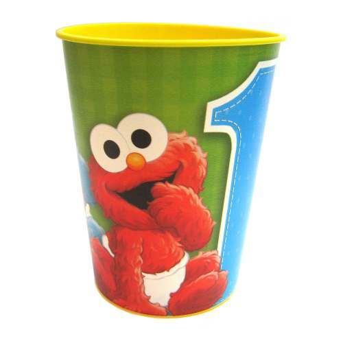 Sesame Street 1st Birthday Large Plastic Cup