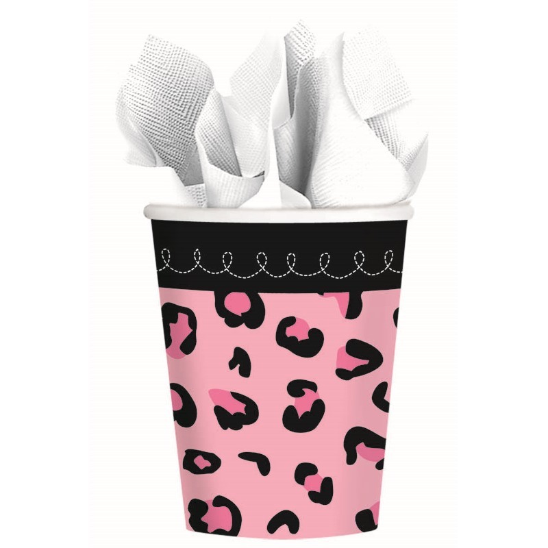 Sweet Safari Girl Paper Cups (Value Pack of 18)