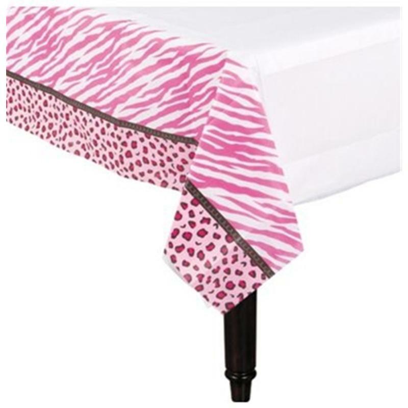 Sweet Safari Girl Paper Tablecloth
