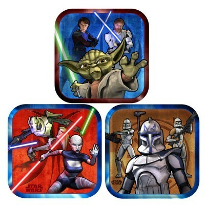 Star Wars: The Clone Wars Small Paper Plates (Pack of 8)