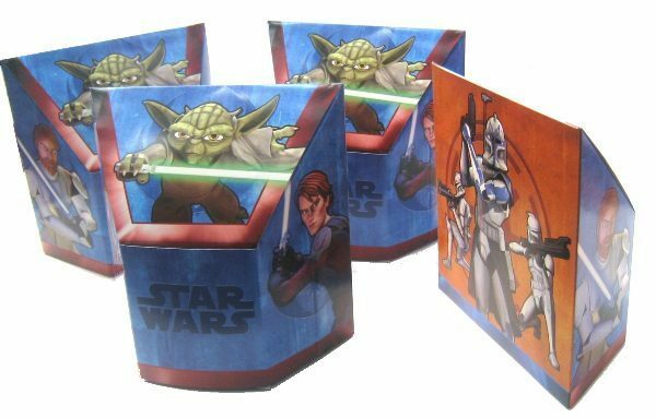 Star Wars: The Clone Wars Lolly/Treat Boxes (Pack of 4)