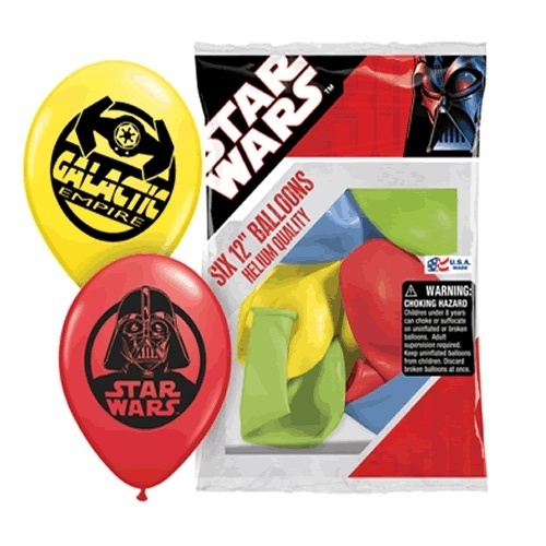 Star Wars Darth Vader Balloons (Pack of 6)