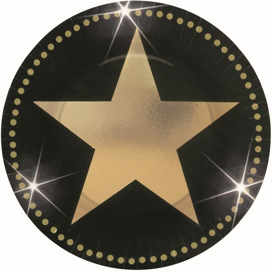 Star Attraction Small Paper Plates (Pack of 8)