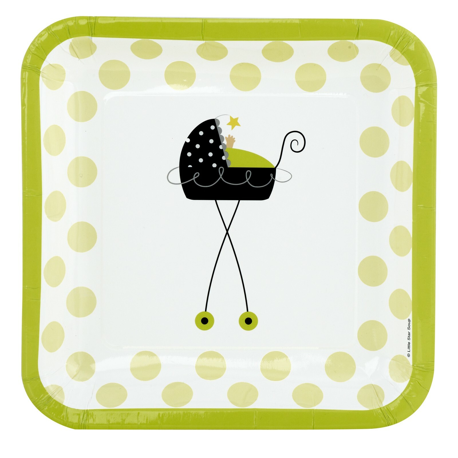 Stroller Fun Large Paper Plates (Pack of 8)
