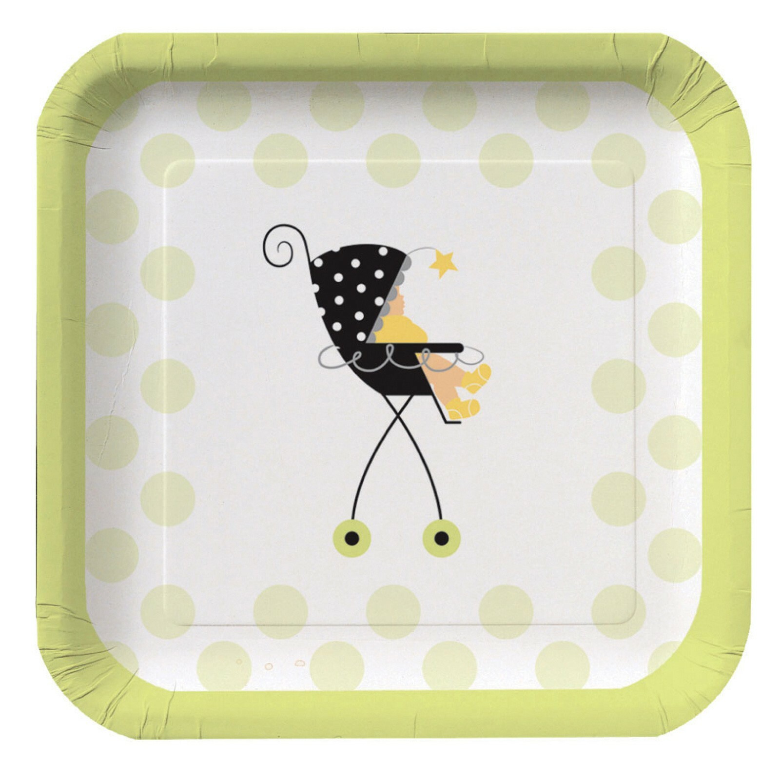 Stroller Fun Small Paper Plates (Pack of 8)