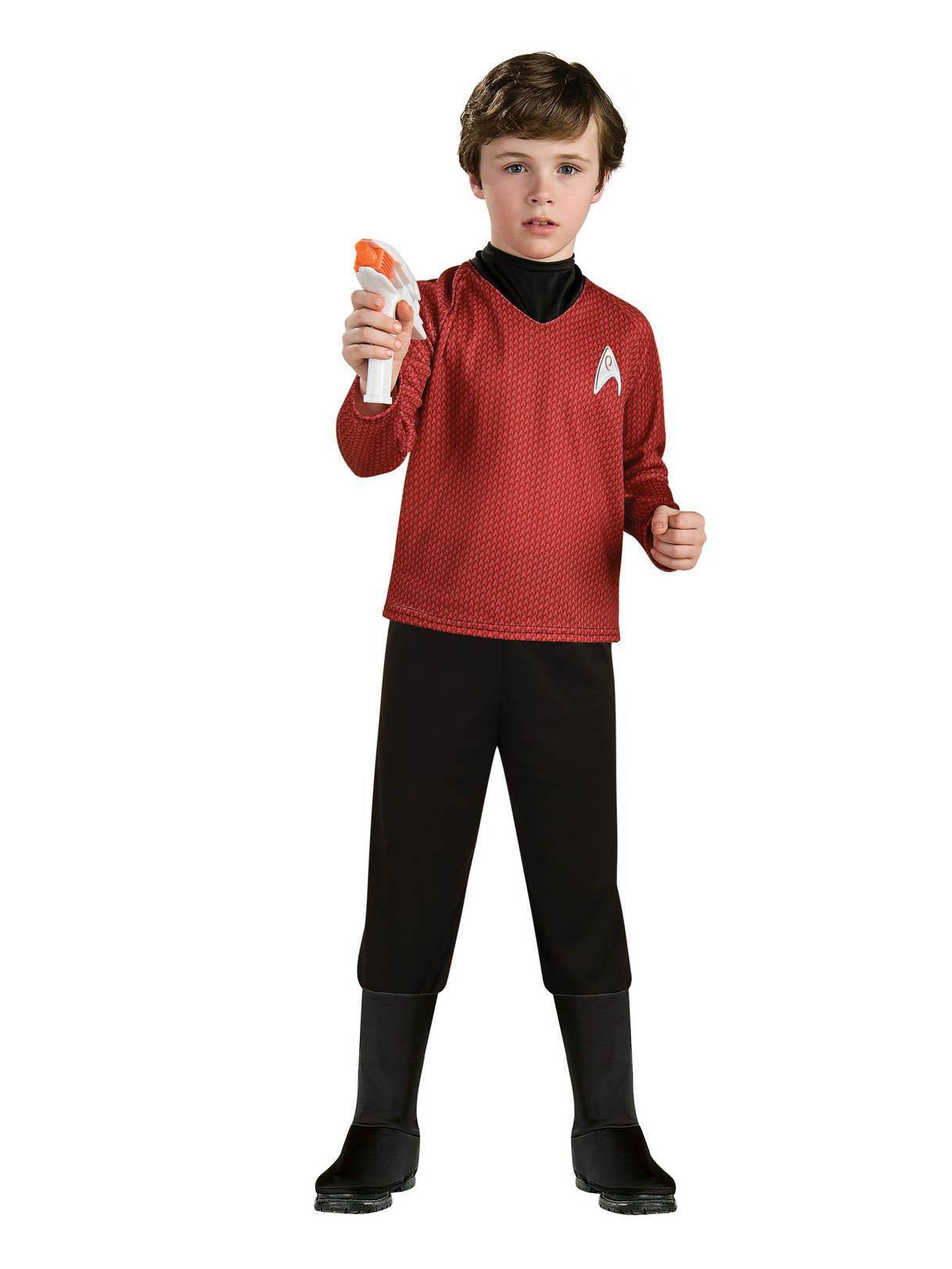 Star Trek Movie Deluxe Red Shirt Child Costume Large