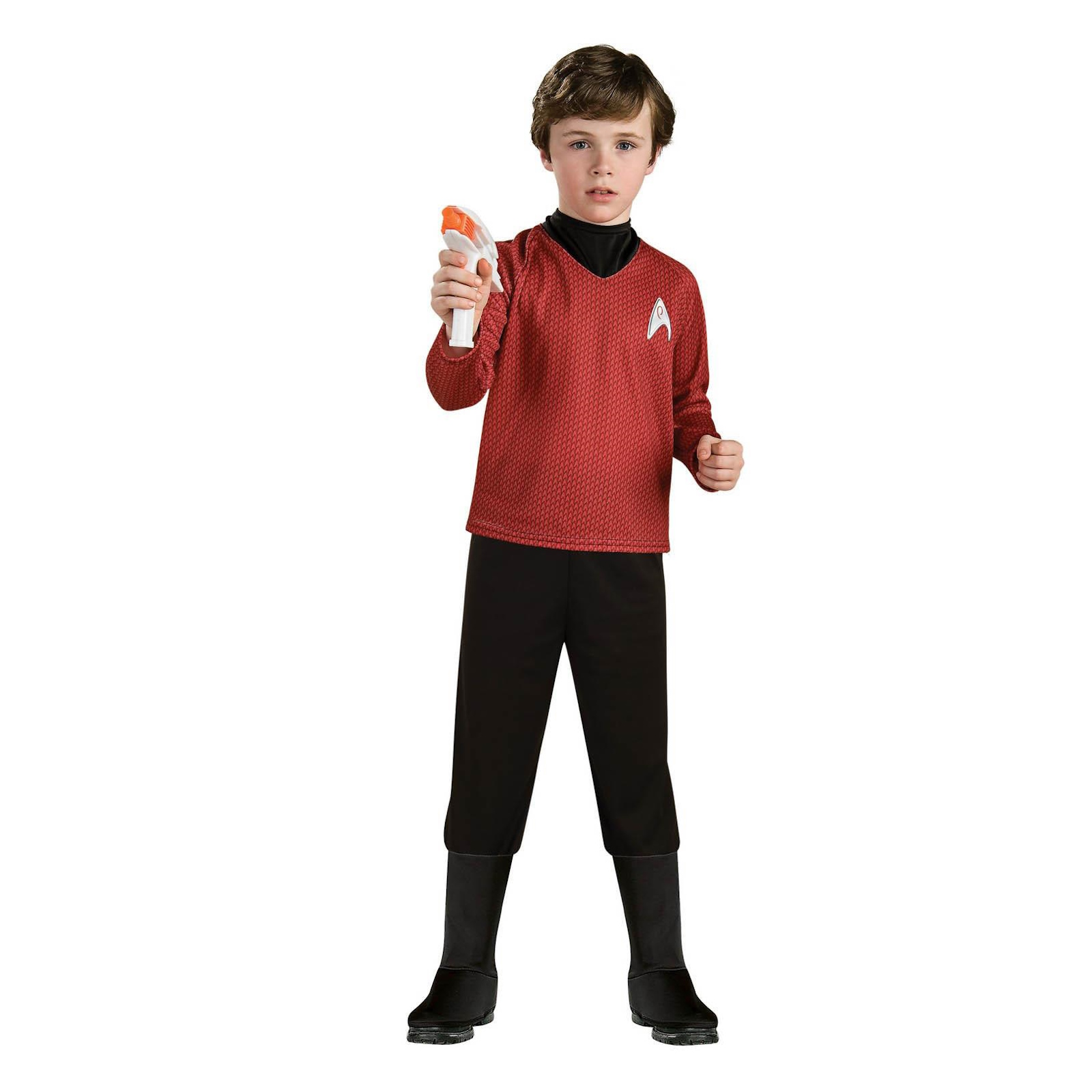 Star Trek Movie Deluxe Red Shirt Child Costume Medium