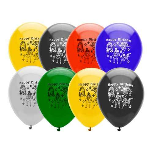 Star Wars Happy Birthday Balloons (Pack of 8)