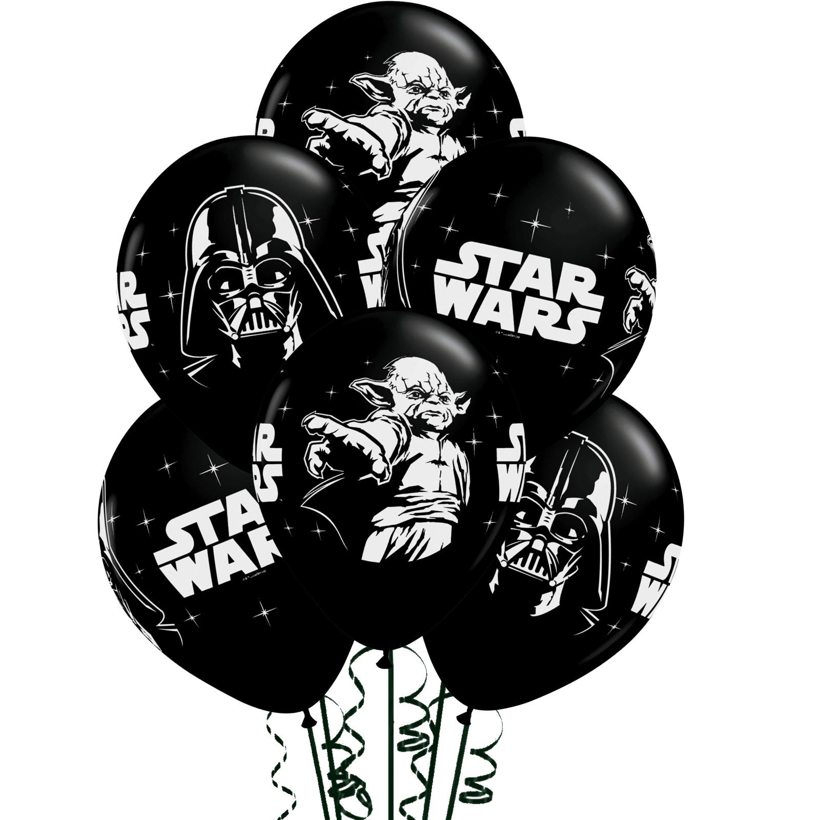Star Wars Black Balloons (Pack of 25)