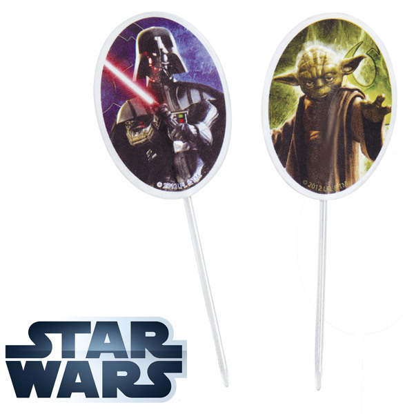 Star Wars Cupcake Picks Fun Pix (Pack of 24)