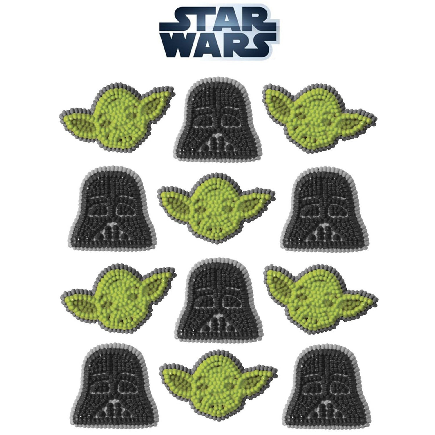Star Wars Edible Icing Decorations (Pack of 12)