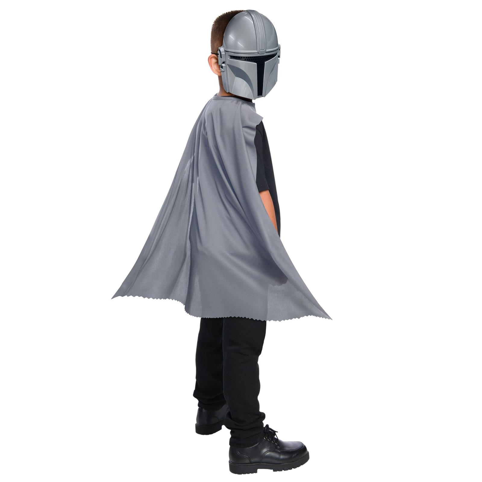 Star Wars The Mandalorian Mask Cape Child Costume Set