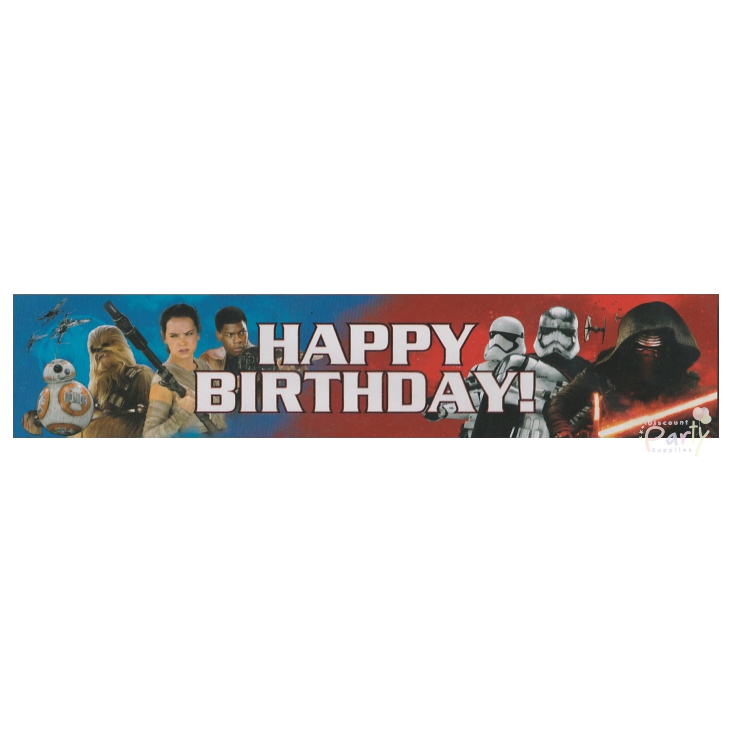 Star Wars The Force Awakens Happy Birthday Banner