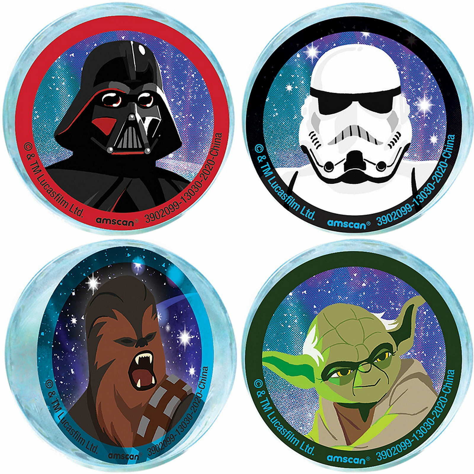 Star Wars Galaxy Bounce Balls (Pack of 4)