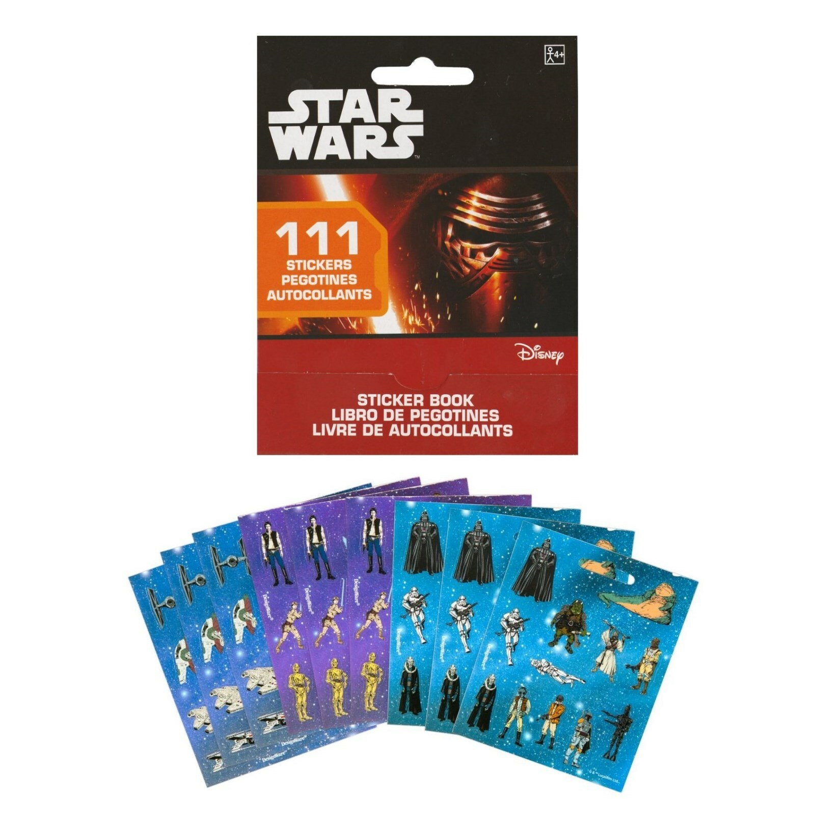 Star Wars Sticker Book (9 Sheets)