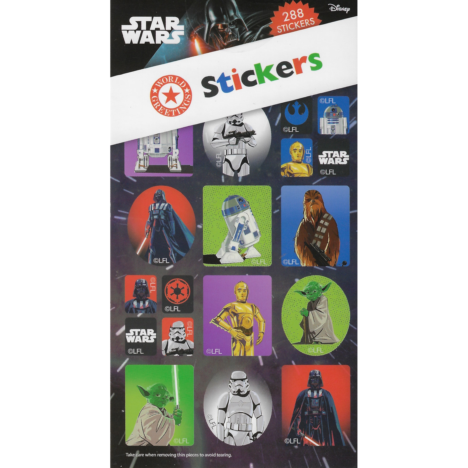 Star Wars Sticker Book (12 Sheets)
