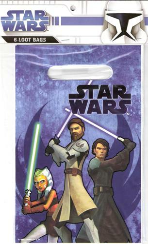 Star Wars: The Clone Wars Lolly/Treat Bags (Pack of 6)