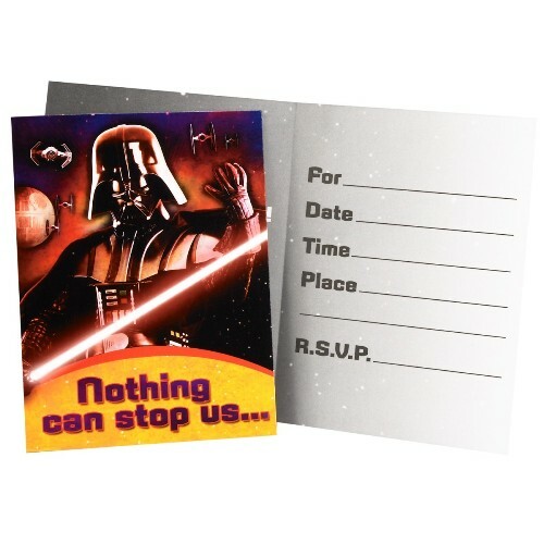 Star Wars: Feel the Force Party Invitations (Pack of 8)