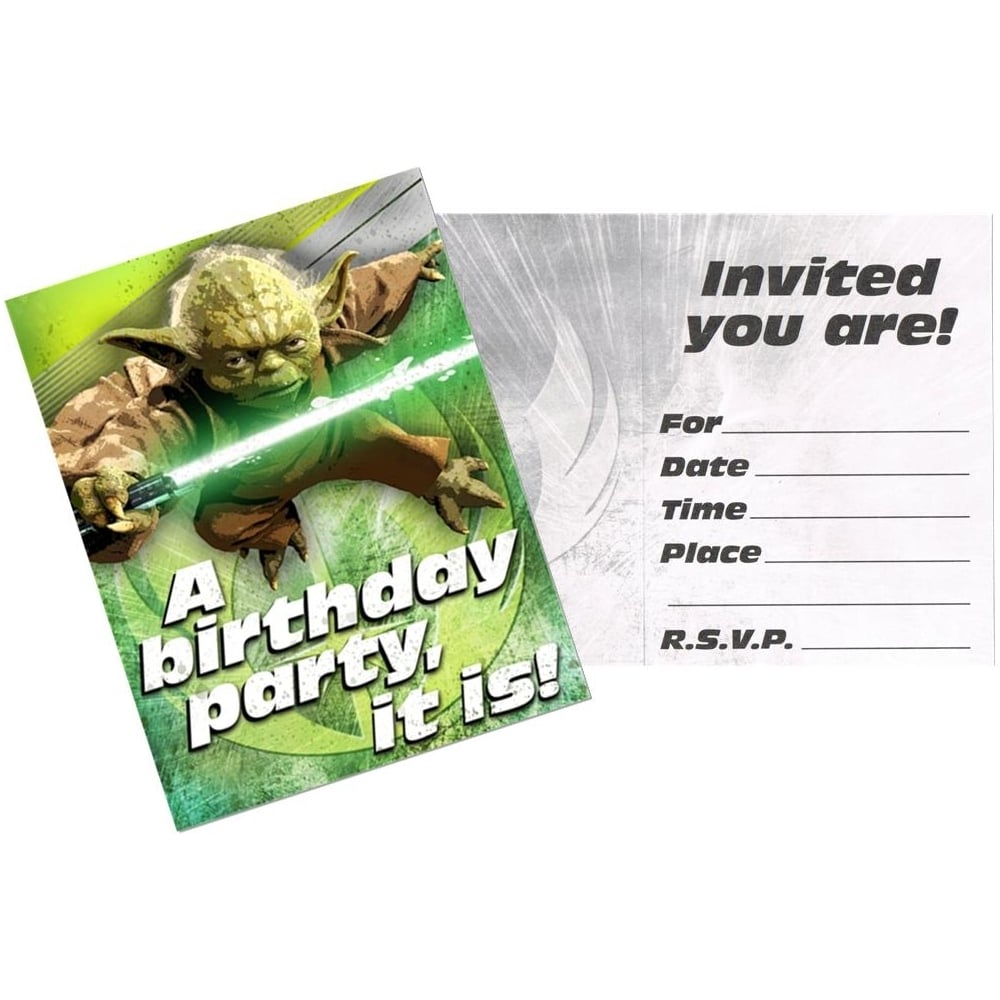 Star Wars Generations Party Invitations (Pack of 8)