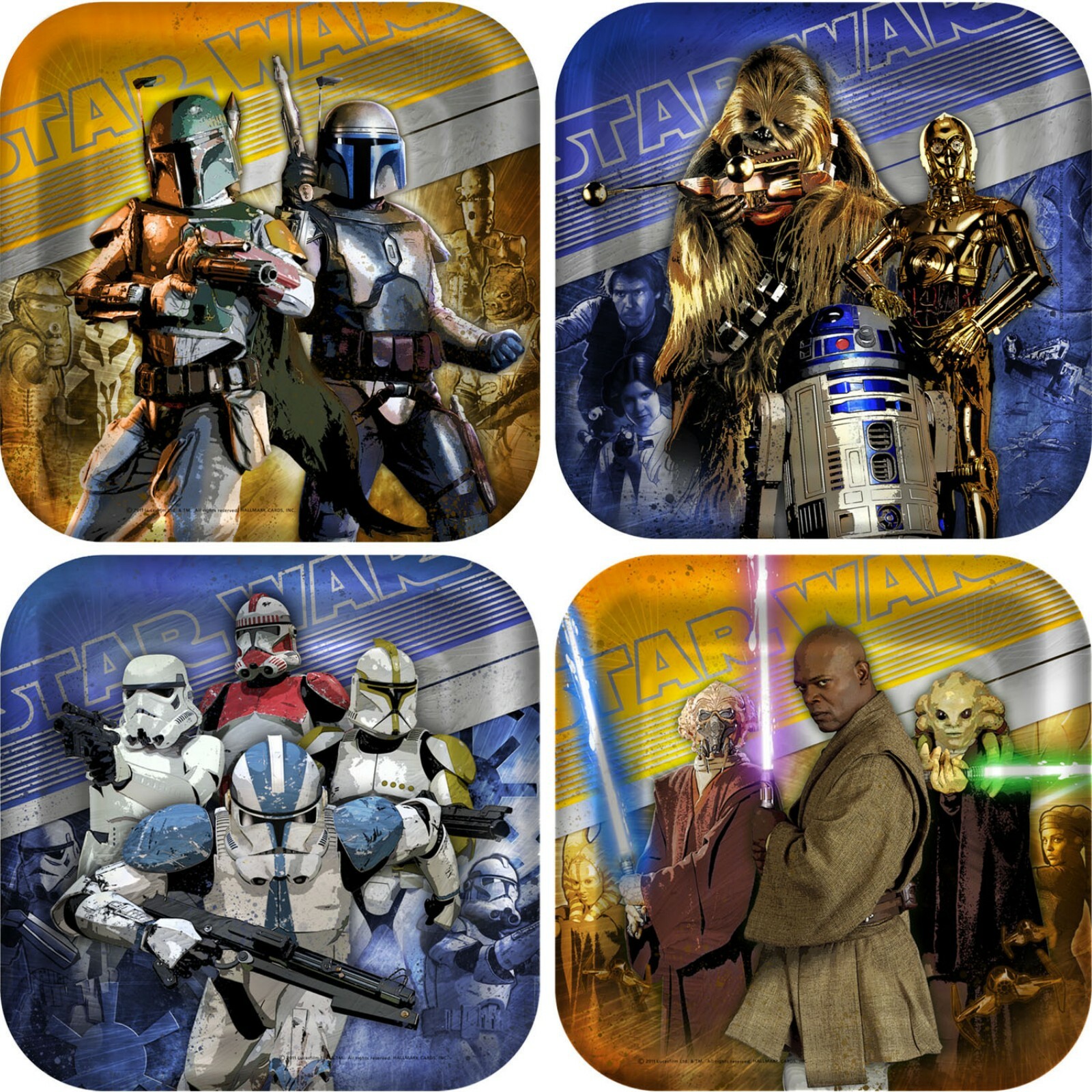 Star Wars Generations Small Paper Plates (Pack of 8)