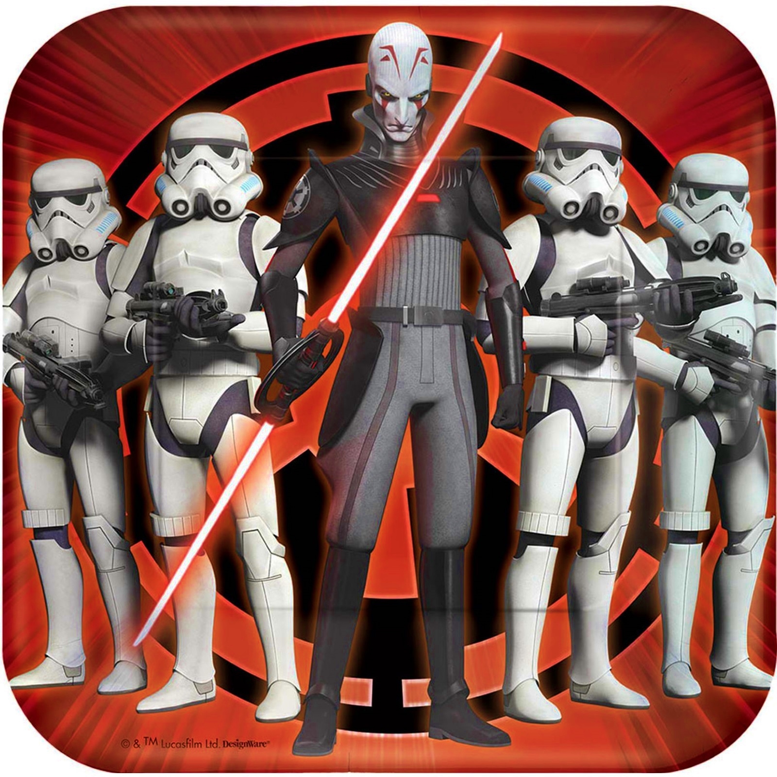 Star Wars Rebels Small Paper Plates (Pack of 8)