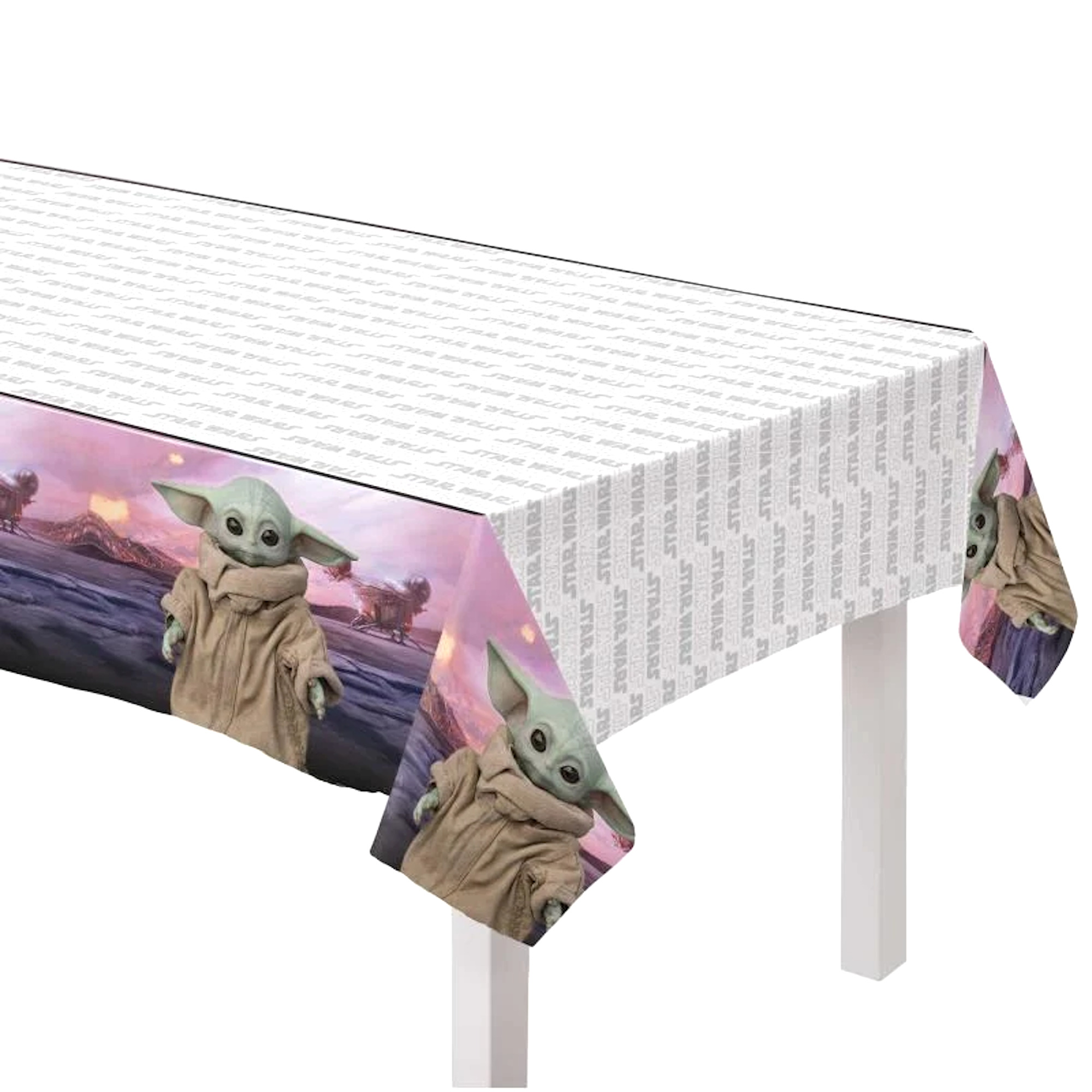 Star Wars The Mandalorian Baby Yoda Paper Tablecloth