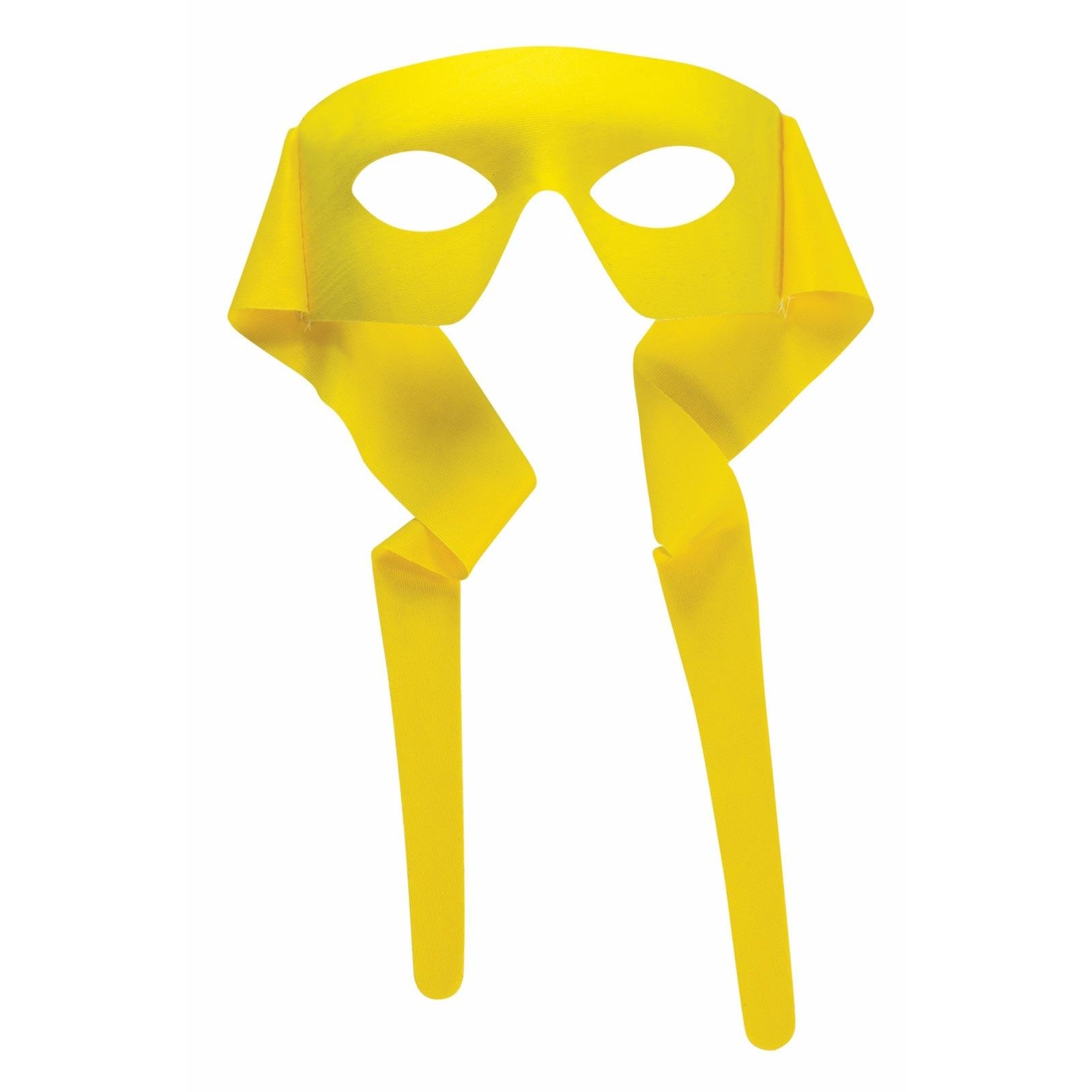 Superhero Yellow Adult Mask