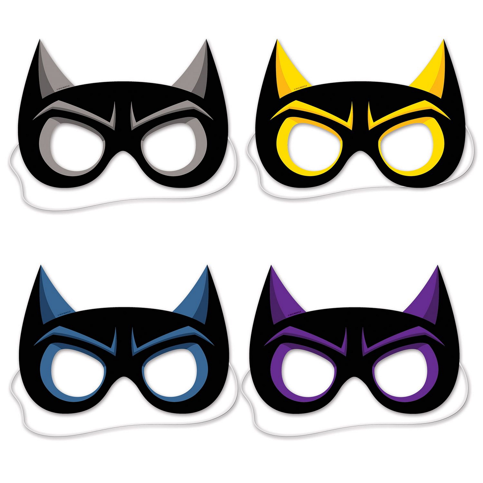 Hero Masks (Pack of 4)