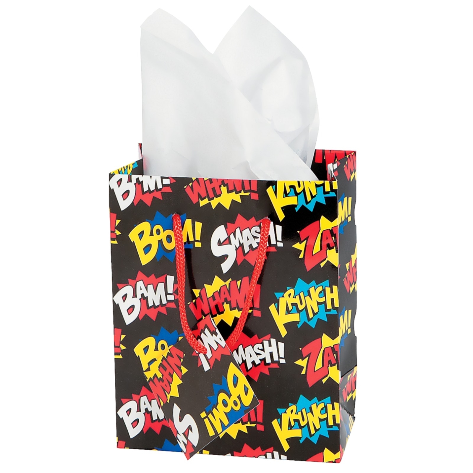 Small Superhero Paper Gift Bags (Pack of 12)