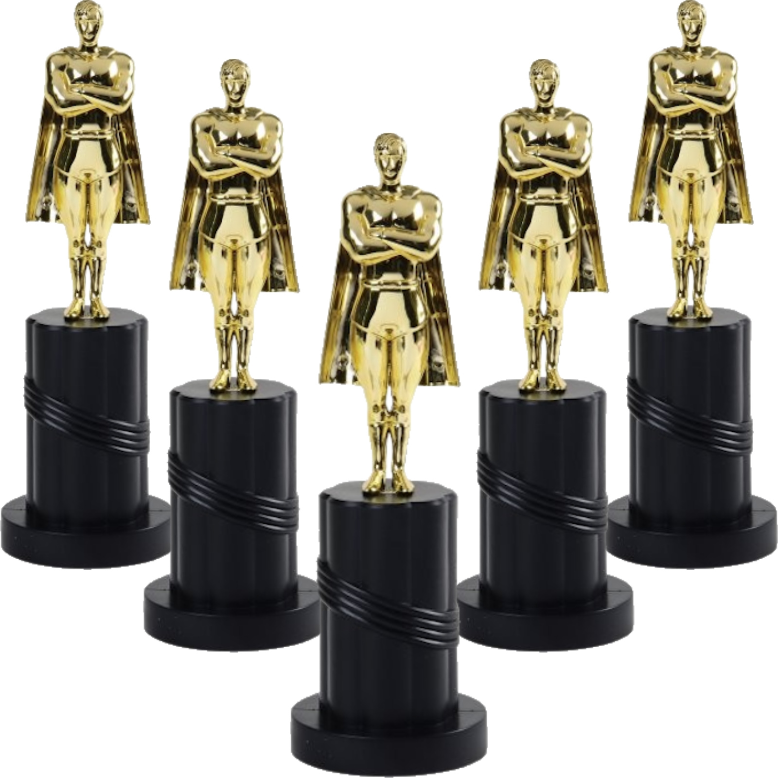 Superhero Statuettes (Box of 12)