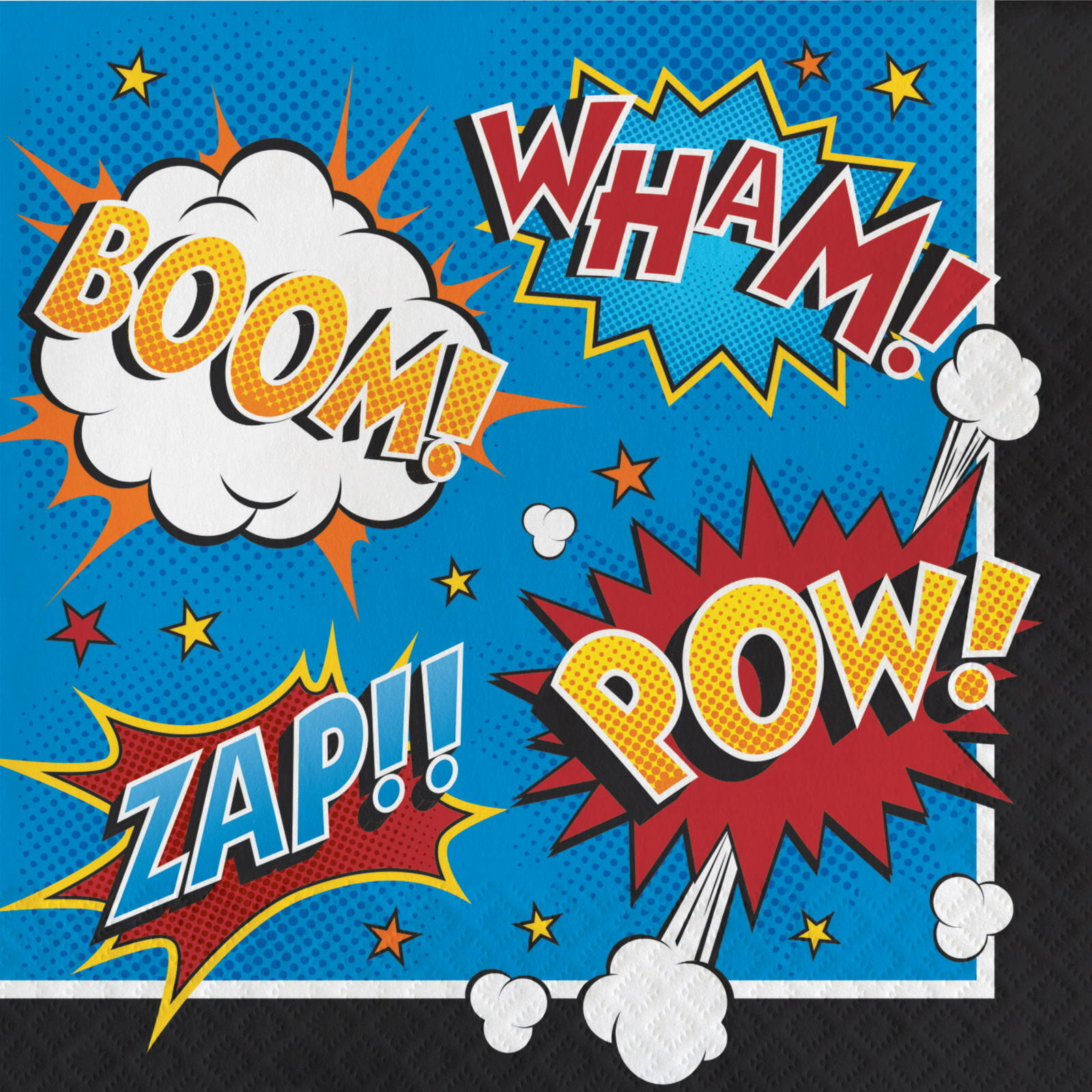 Superhero Slogans Large Napkins / Serviettes (Pack of 16)