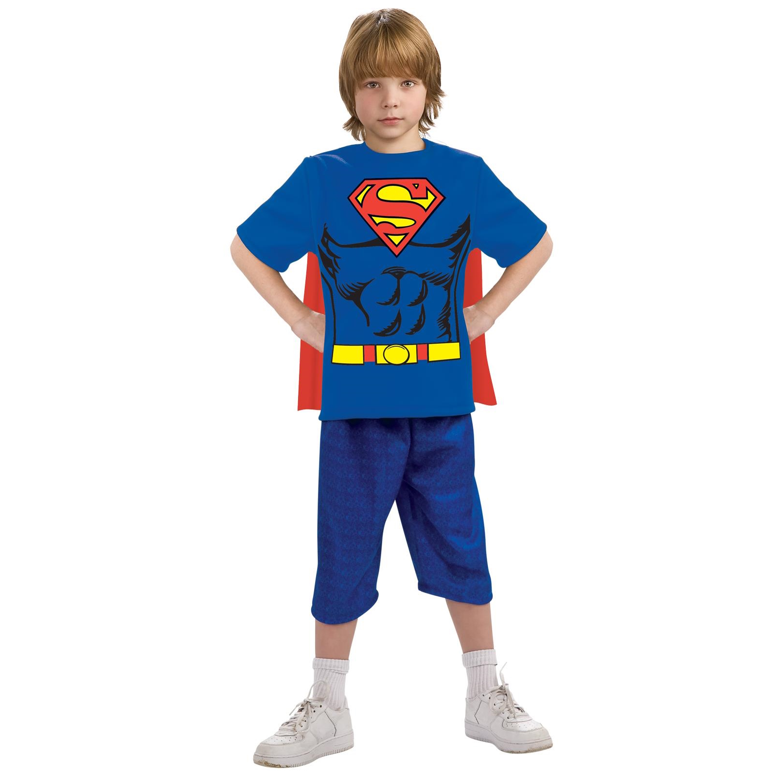 Superman T-Shirt Child Costume Kit Medium