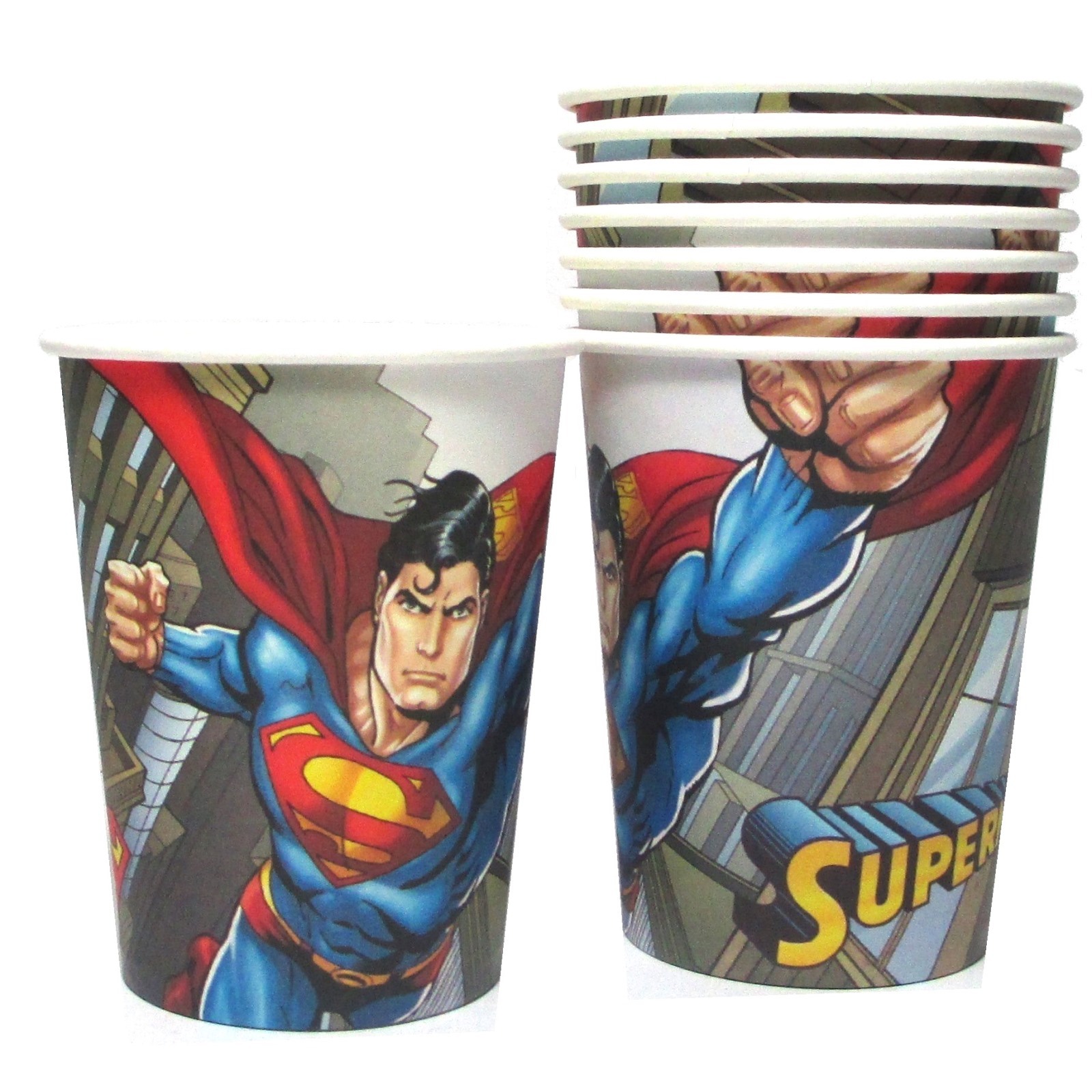 Superman Paper Cups (Pack of 8)
