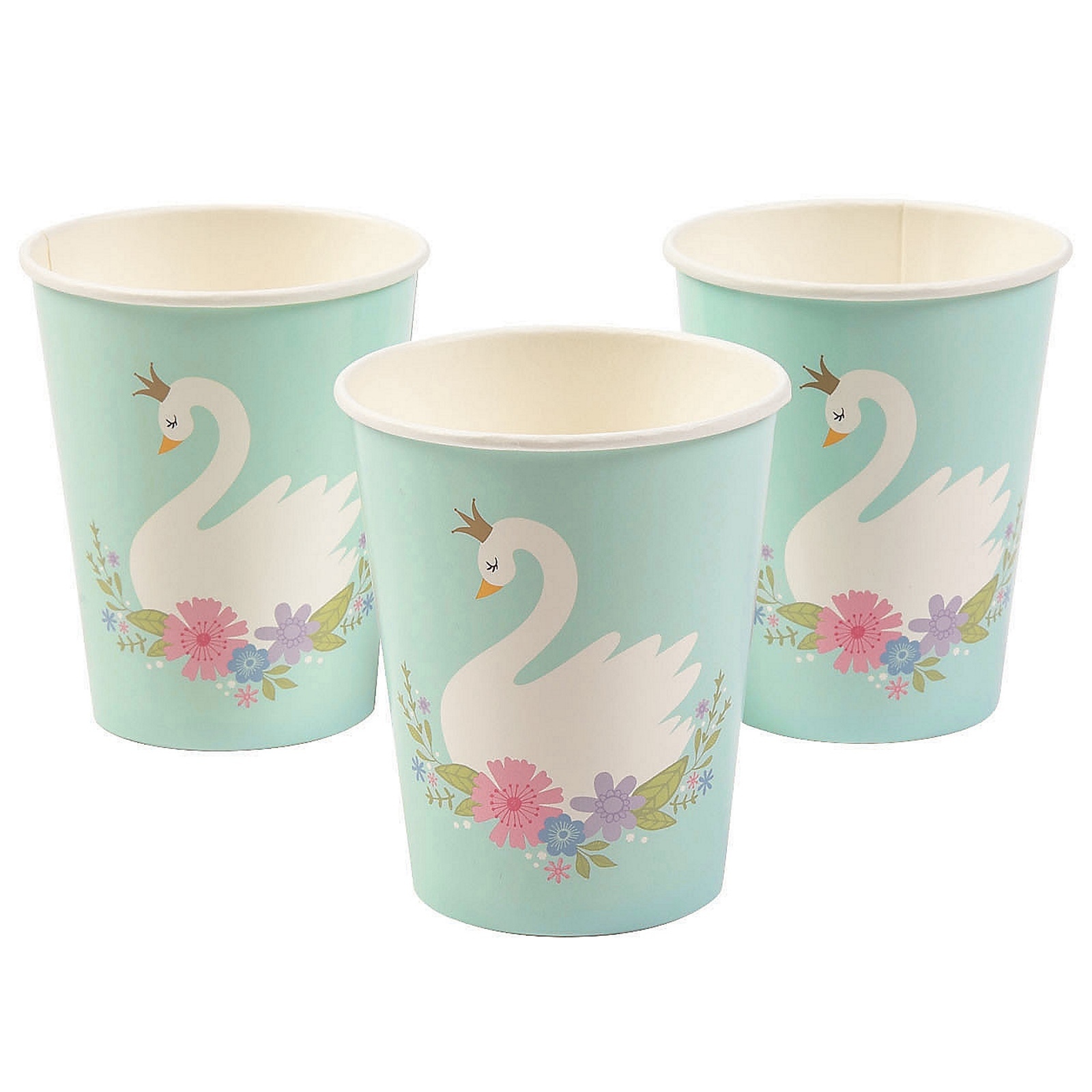 Sweet Swan Paper Cups (Pack of 8)