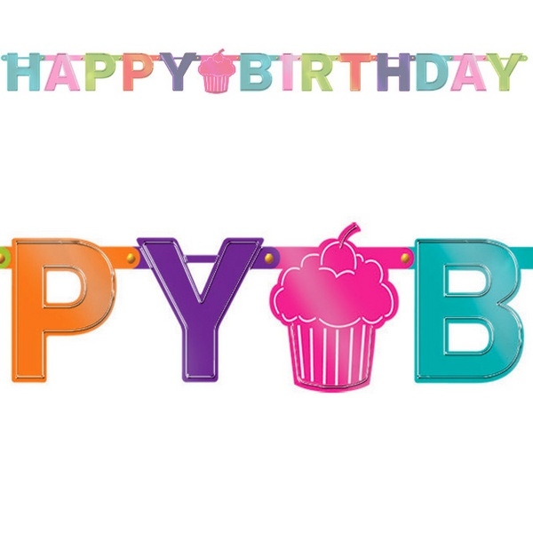 Sweet Stuff Happy Birthday Party Banner