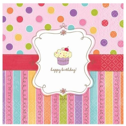 Sweet Stuff Large Napkins / Serviettes (Pack of 16)