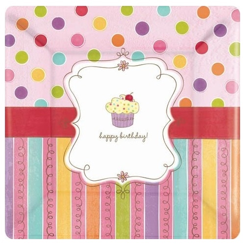 Sweet Stuff Small Paper Plates (Pack of 8)